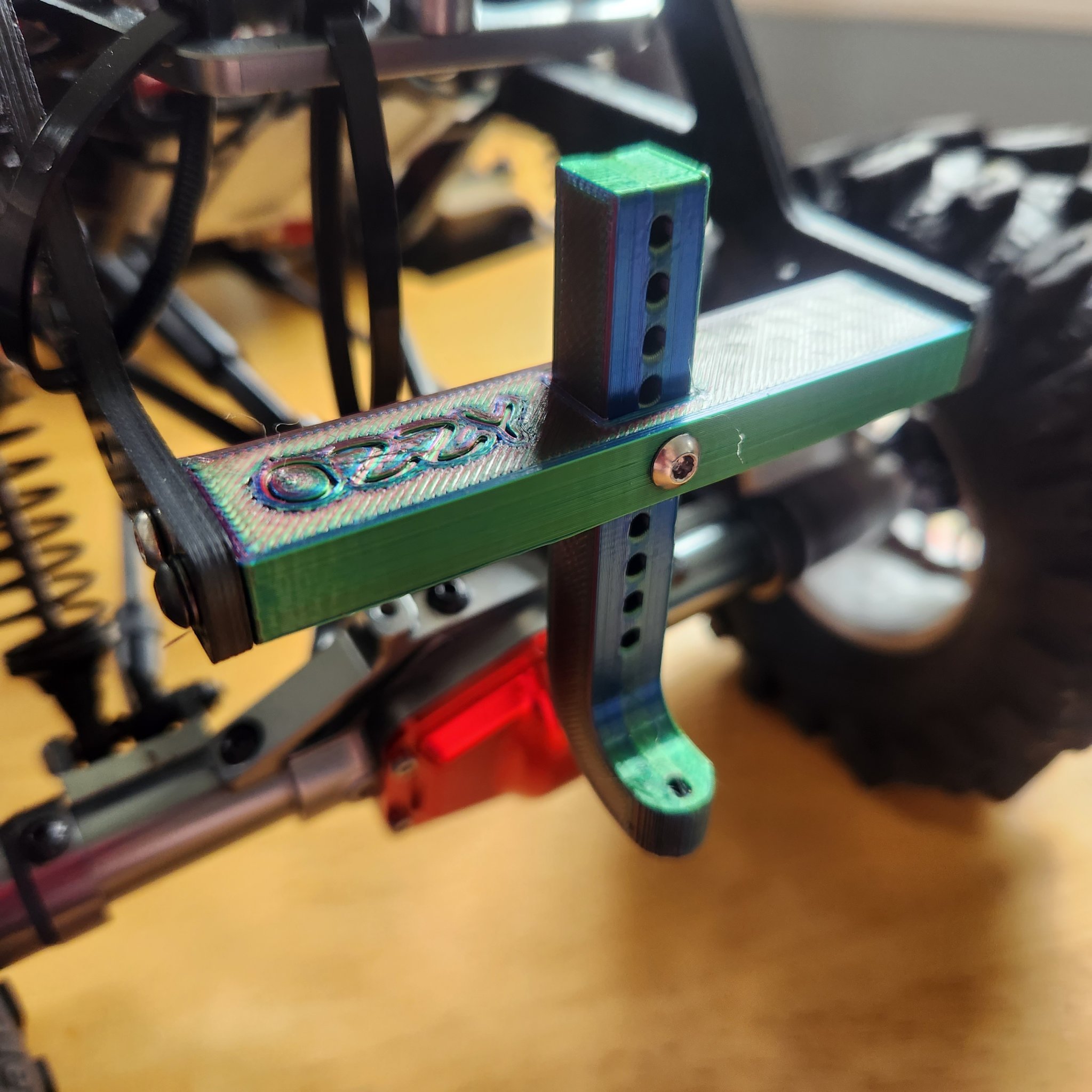 Giá đỡ móc kéo 80mm cho xe địa hình RC Scx10