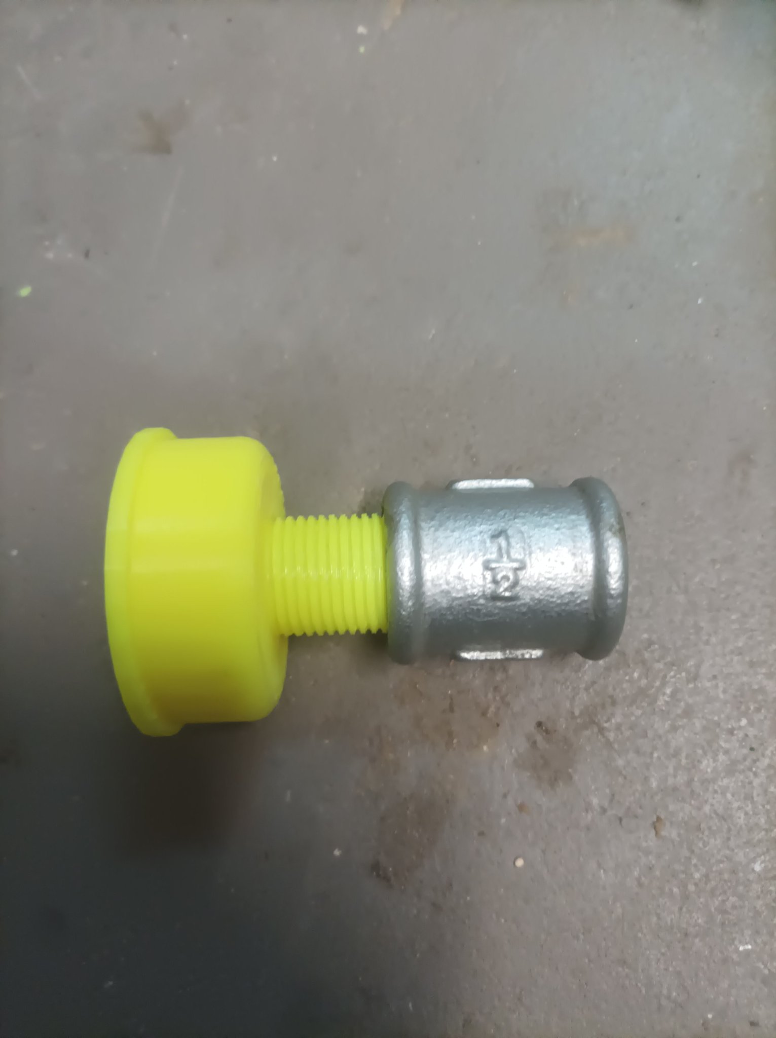 Nắp 60 mm với lỗ 50 mm cho IBC Container 1/2" AG