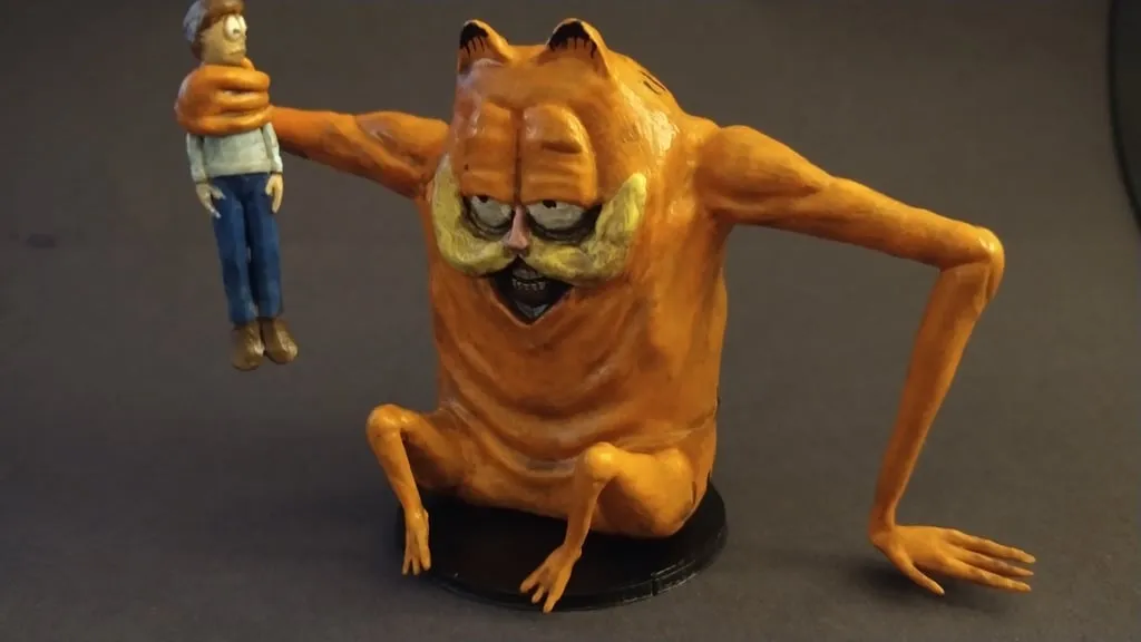 Mô hình Gorefield mini theo phong cách kinh dị của Garfield