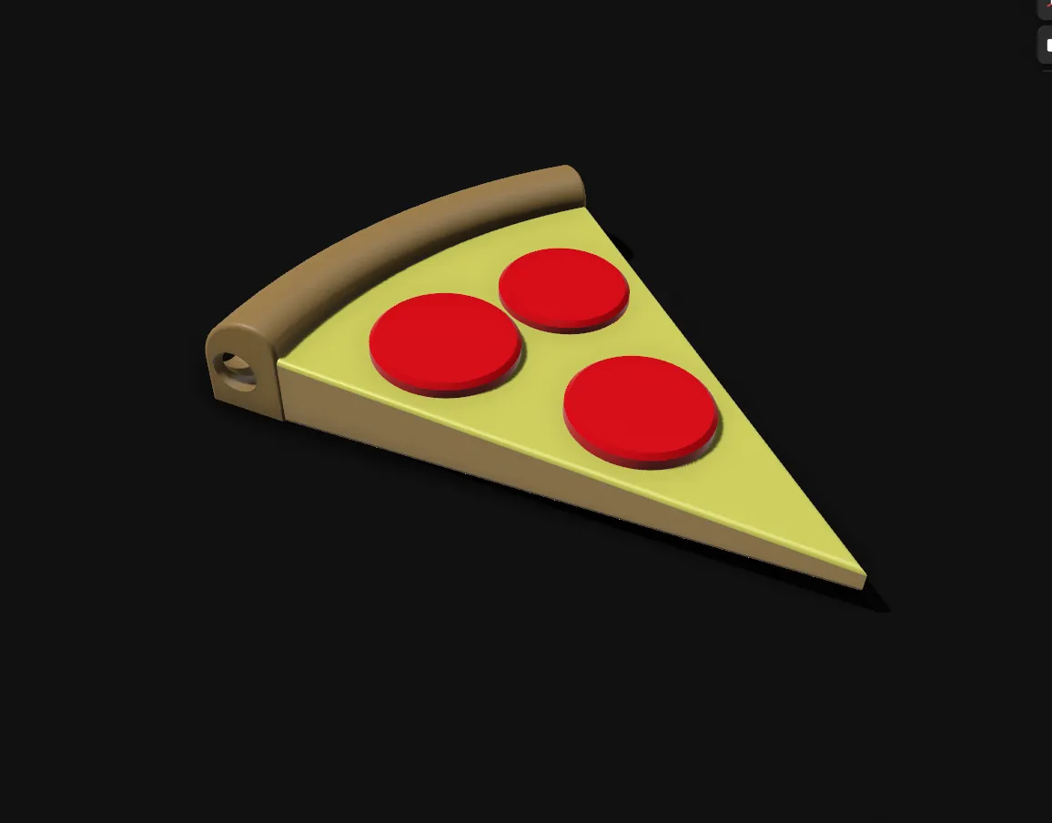 Móc khóa hình pizza độc đáo cho bộ chìa khóa của bạn