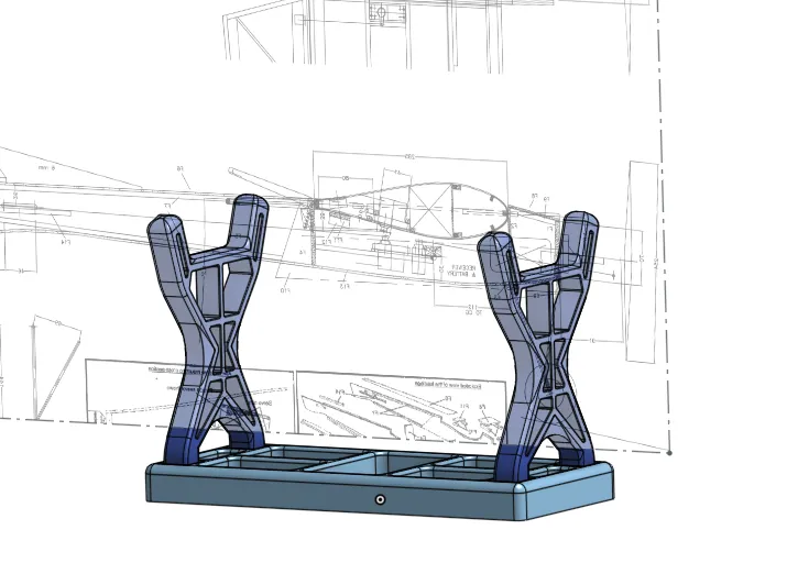 Giá đỡ máy bay điều khiển từ xa cho bàn làm việc