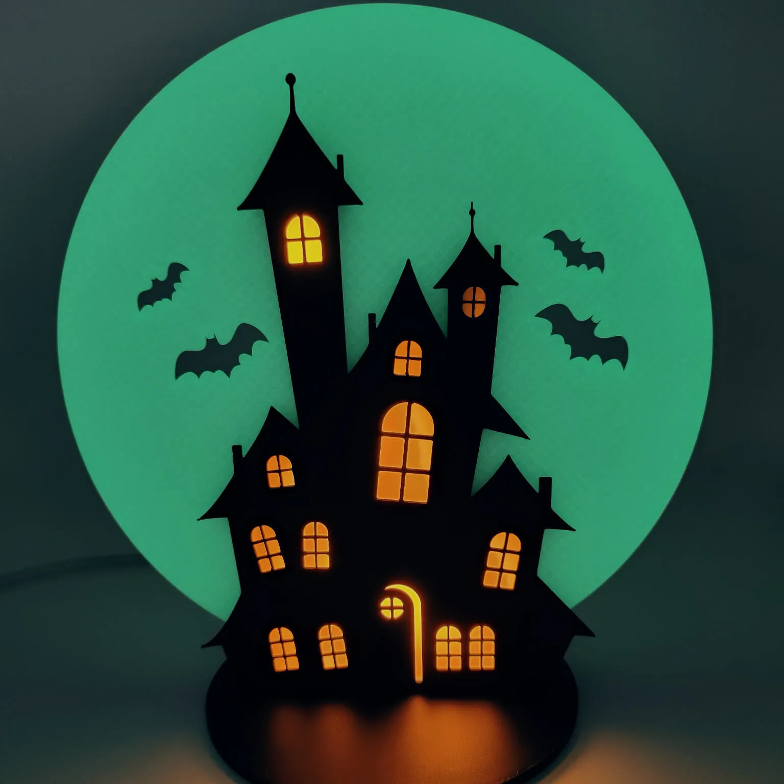 Trung tâm LED lâu đài ma quái cho Halloween