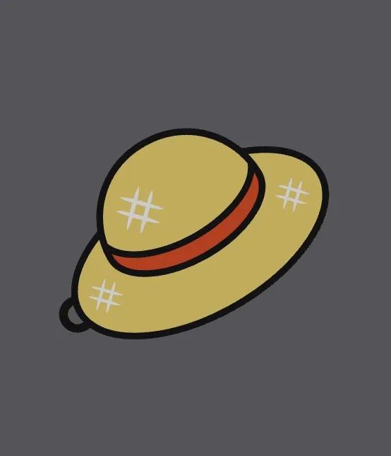 Móc khóa mũ rơm One Piece