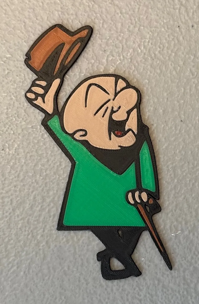 Nam châm Mr. Magoo đa sắc màu 5 màu