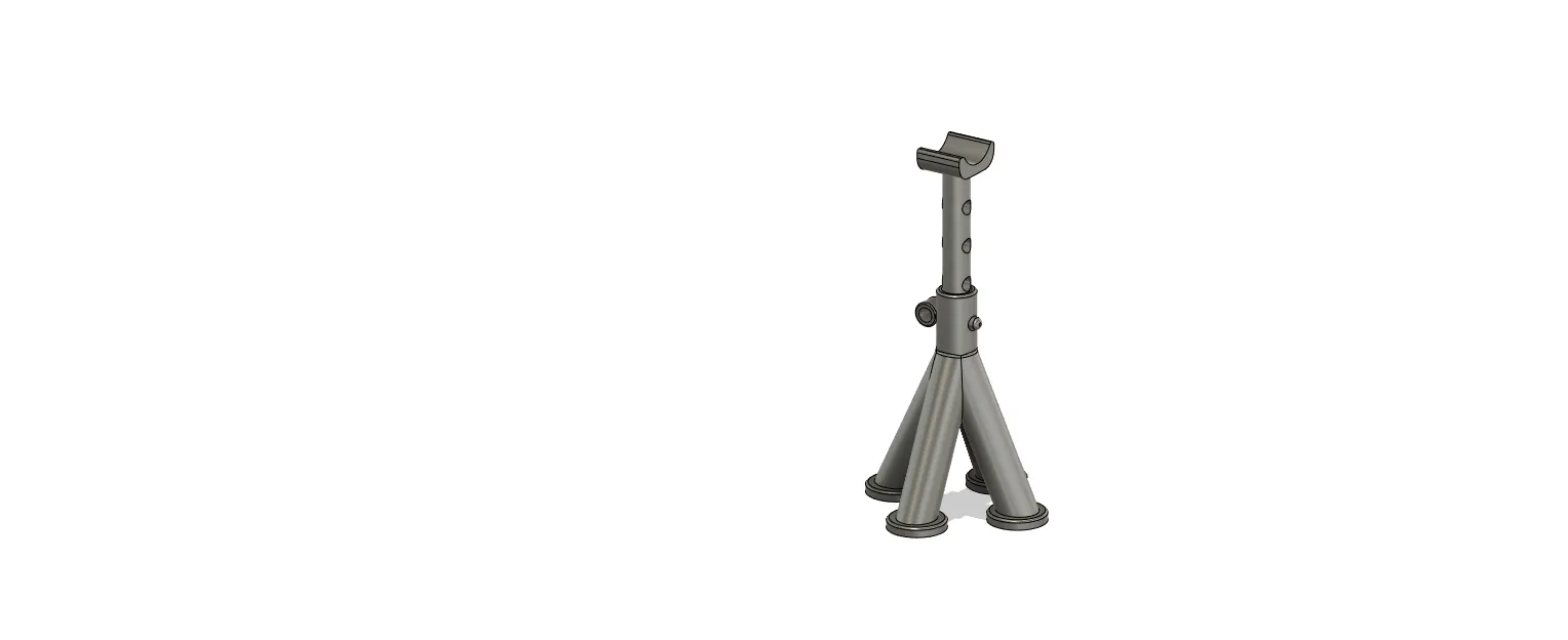 Giá đỡ xe jack stand tỷ lệ 1/10 với các bộ phận tách rời