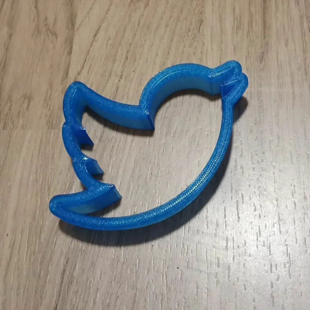 Cutter bánh quy hình chú chim Twitter cổ điển