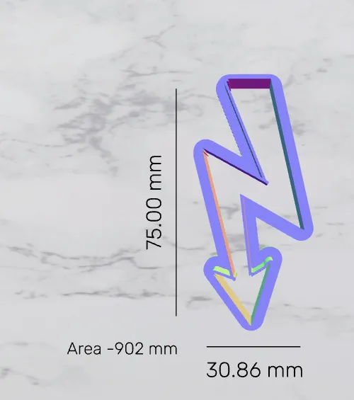 Cutter bánh quy hình sét độc đáo cho bếp nhà bạn