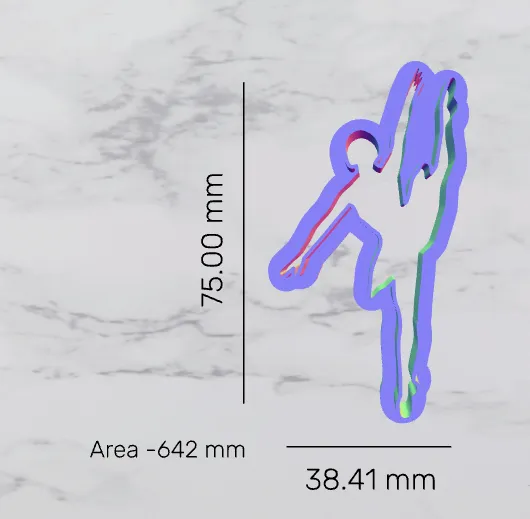 Cutter bánh quy hình điệu nhảy