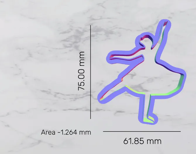 Cutter bánh quy hình nhân vật vũ công