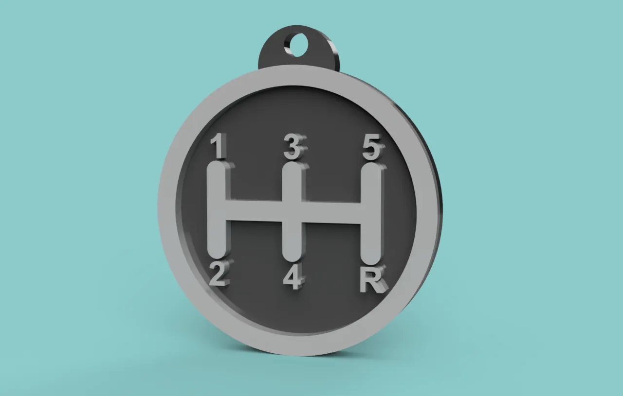 Móc khóa cần số đơn giản tự chế