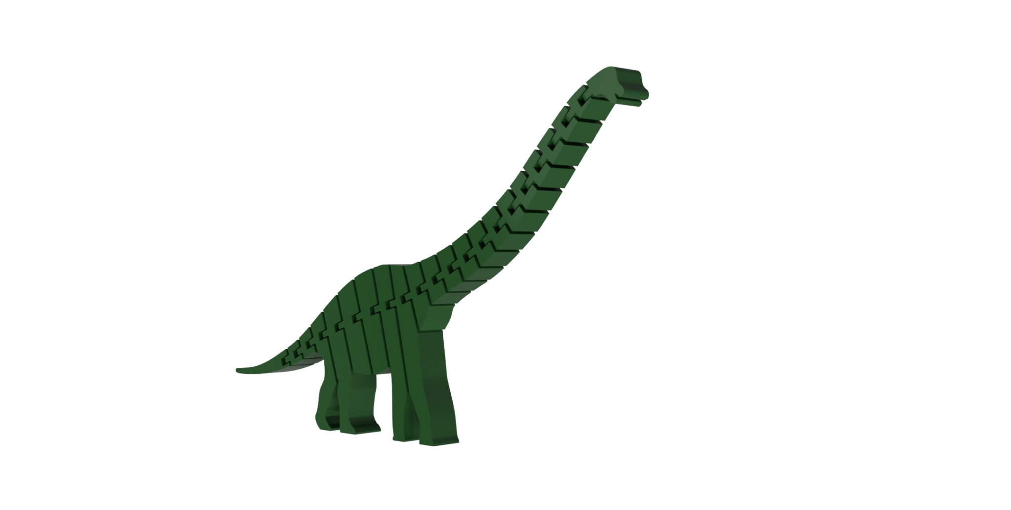 Mô hình khủng long Brachiosaurus linh hoạt Flexi Dino V2