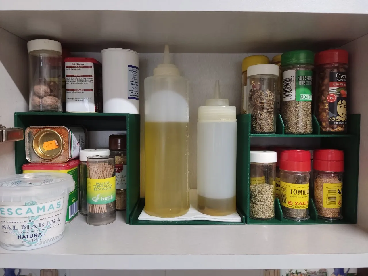 Giá đỡ gia vị cho tủ bếp 12 và 8 hũ