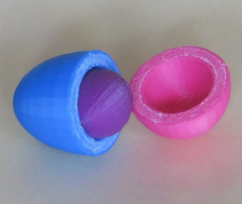 Mô hình quả trứng 3D cho lớp học thiết kế cơ bản