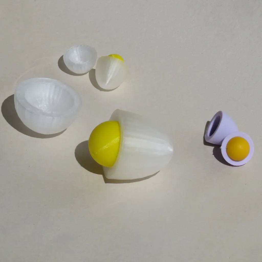 Mô hình quả trứng 3D cho lớp học thiết kế cơ bản