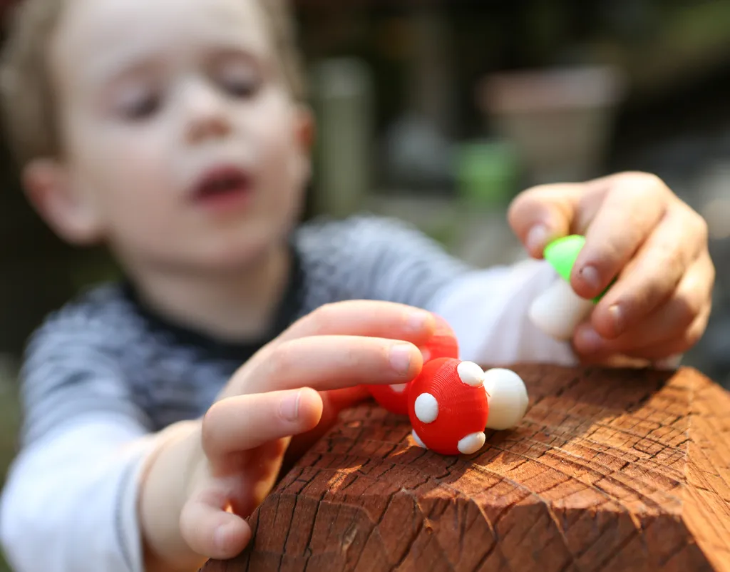 Cục tẩy Nhật Bản hình nấm cho học tập 3D