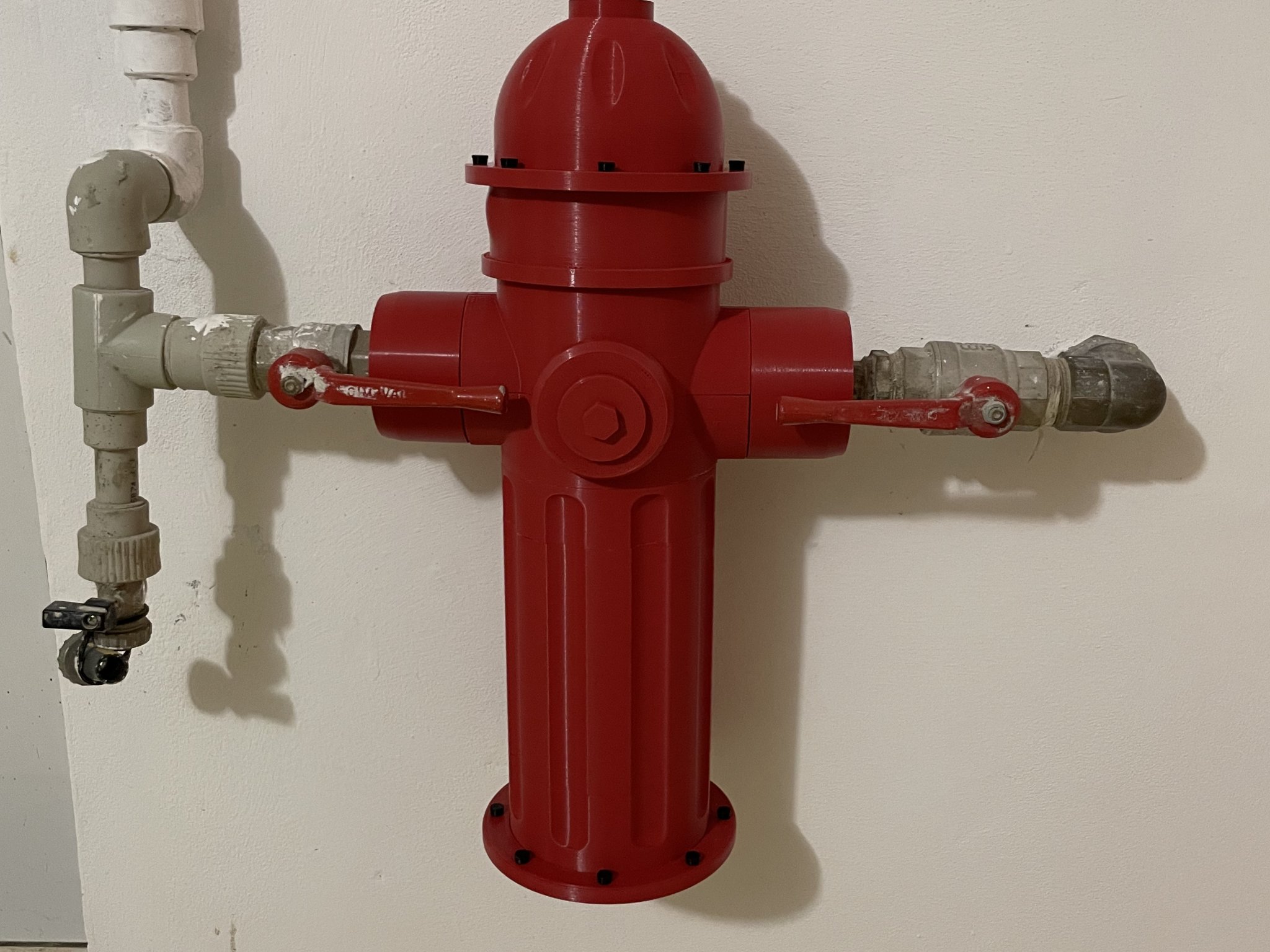 Hộp đồng hồ nước Hydrant in 3D cho hệ thống ống nước