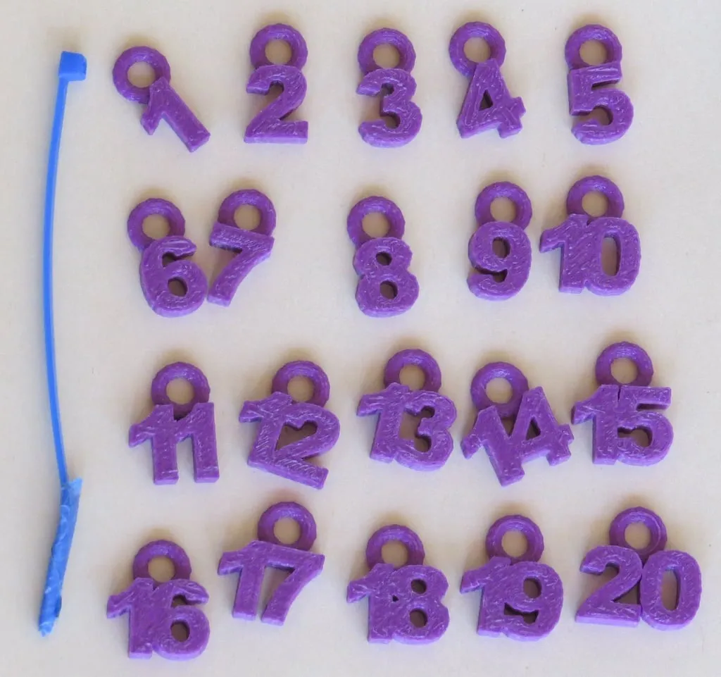 Số thứ tự xếp hàng cho học sinh trong lớp học