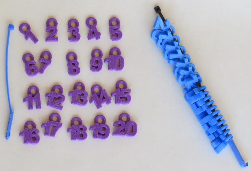 Số thứ tự xếp hàng cho học sinh trong lớp học