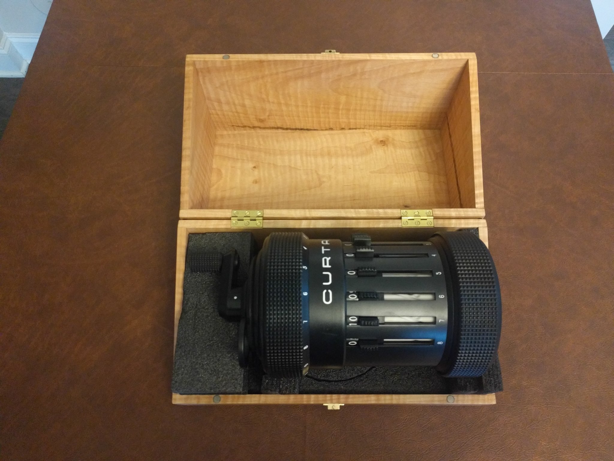 Máy tính Curta Type I tỷ lệ 3:1 cho in 3D FDM