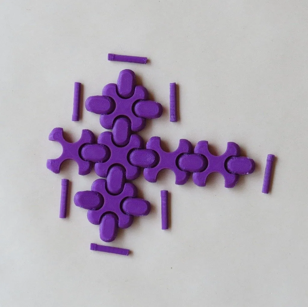 Khối gập FlexMesh 1.0 thiết kế từ hình đa diện