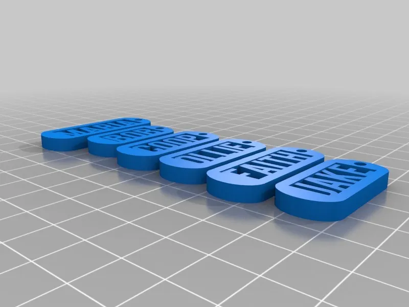 Thẻ tên 3D cho học sinh trong lớp học