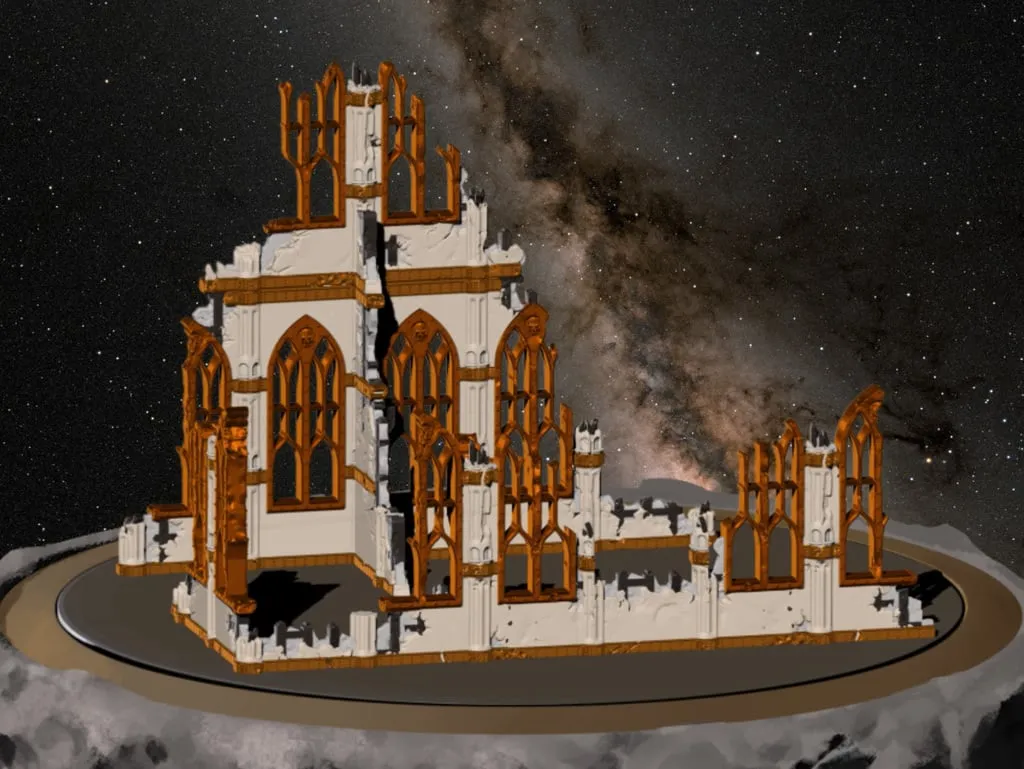 Xây Dựng Chiến Trường - Địa Hình Sci-Fi Tối Tăm