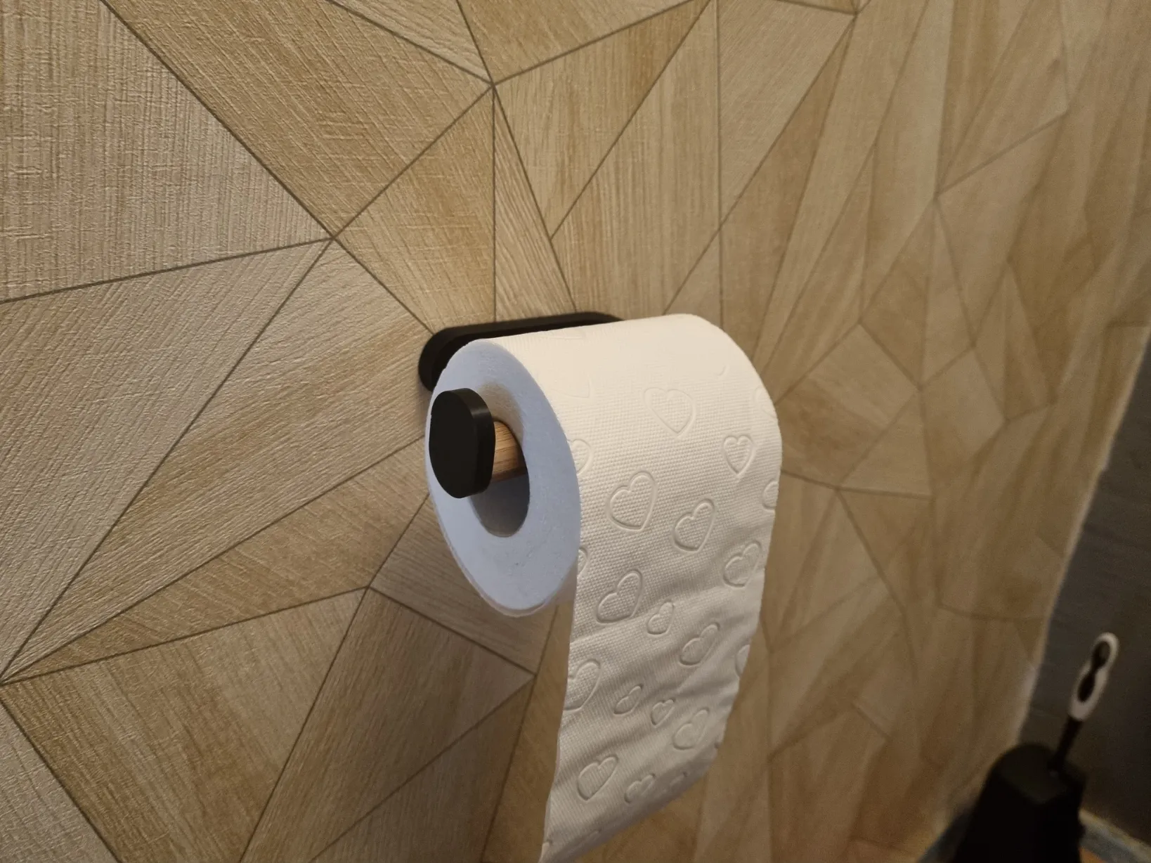 Giá đỡ giấy vệ sinh bằng gỗ cho phòng tắm