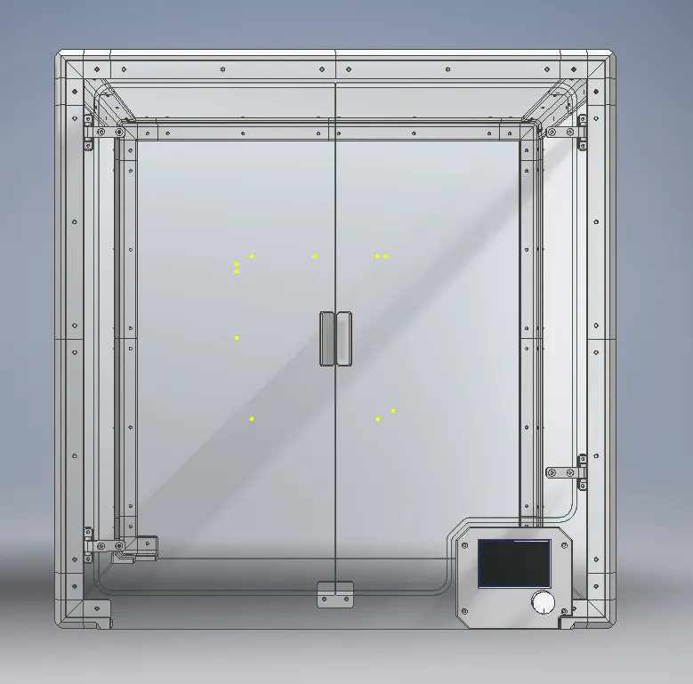 Hộp bảo vệ máy in 3D Ender 3 Max bằng acrylic