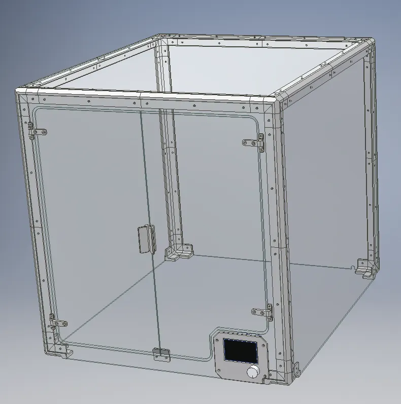 Hộp bảo vệ máy in 3D Ender 3 Max bằng acrylic