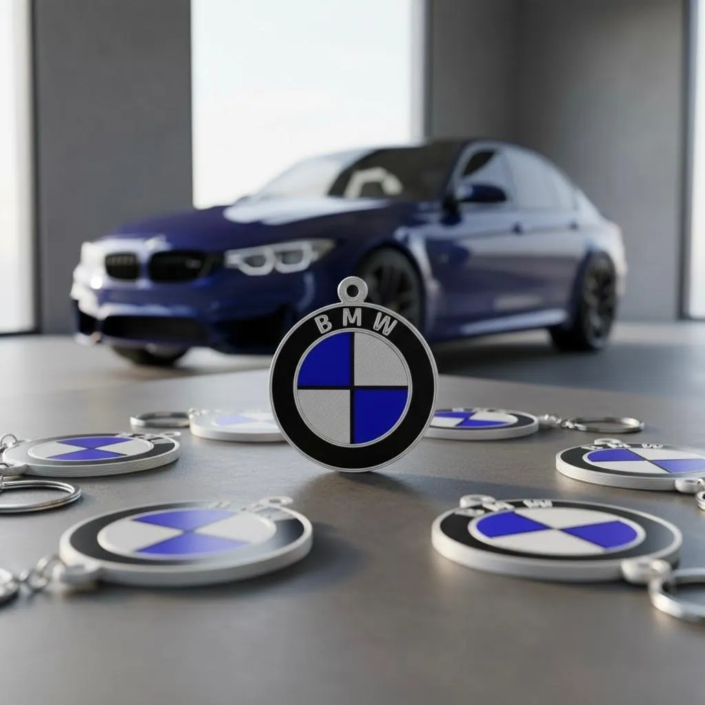 Móc chìa khóa hình logo BMW cho bộ sưu tập của bạn