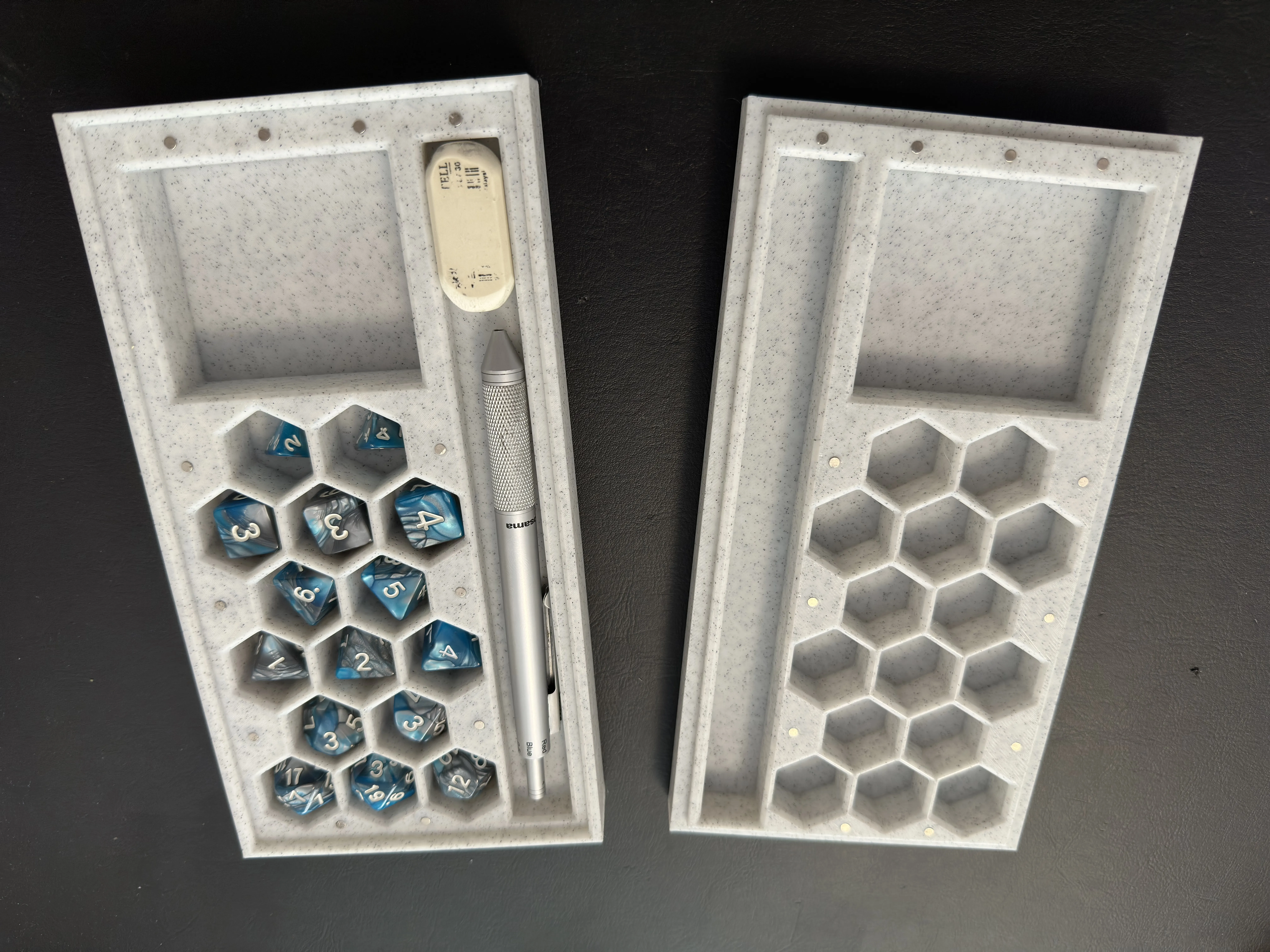 Khay đựng xúc xắc, mini và bút chì với nam châm 3mmx2mm