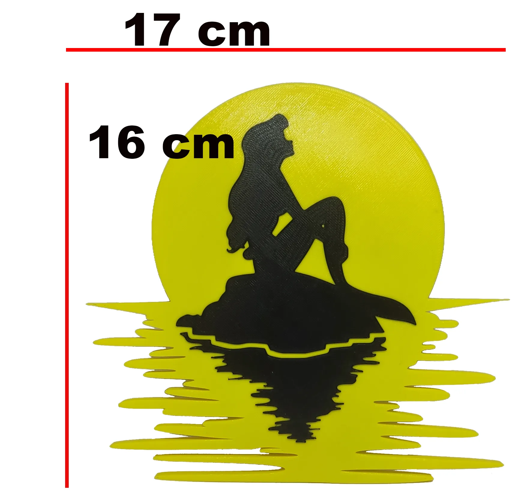 Trang trí tường nàng tiên cá Disney nhiều màu sắc