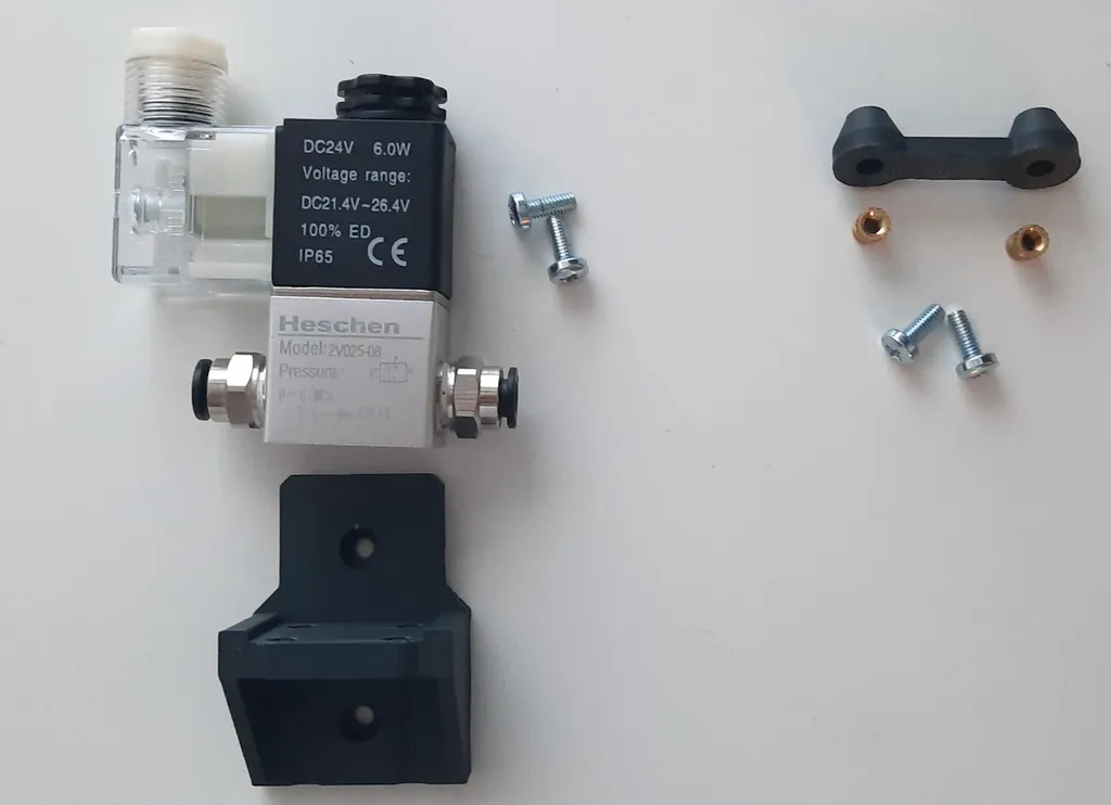 Giá đỡ van điện từ 2V025 cho máy nén khí