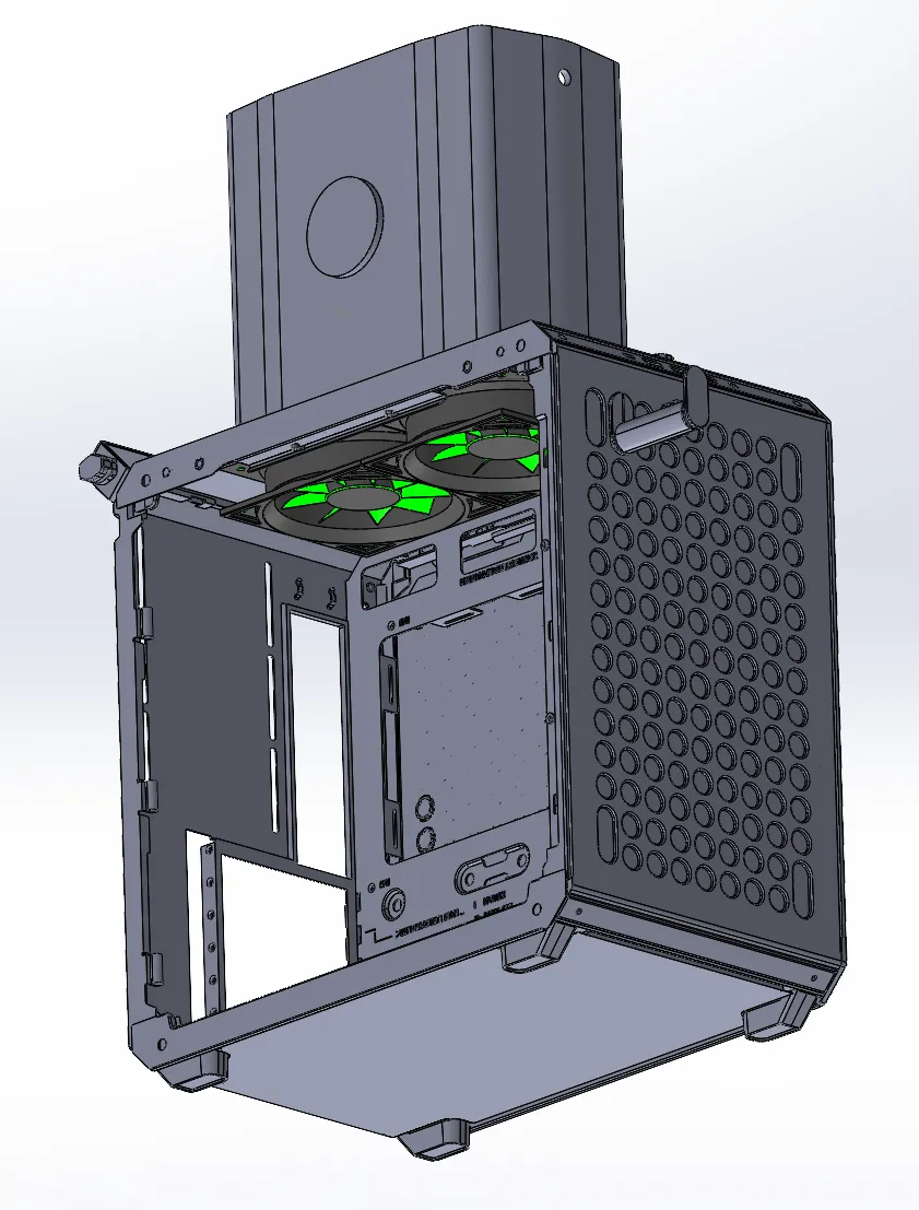 Máy sấy filament và giá đỡ cuộn cho Qube 500