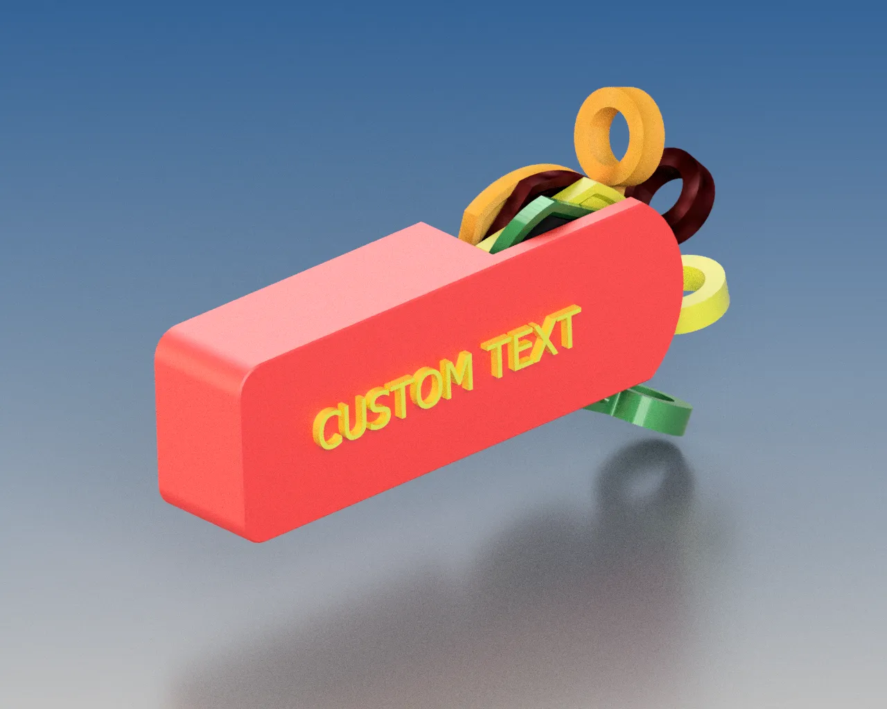 Chìa khóa đa năng với móc treo dễ dàng tháo lắp