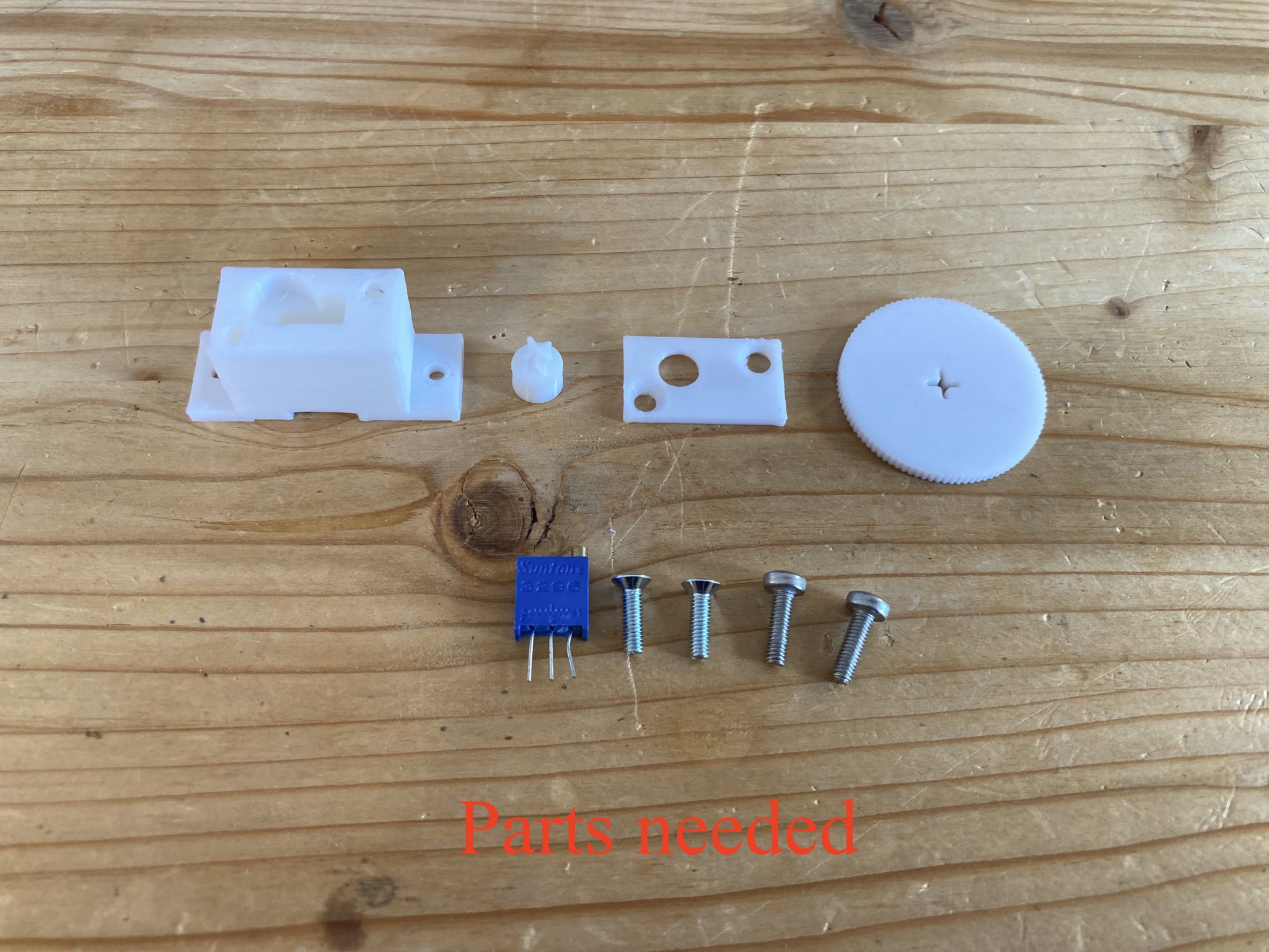 Bộ chuyển đổi trimmer sang potentiometer với núm xoay