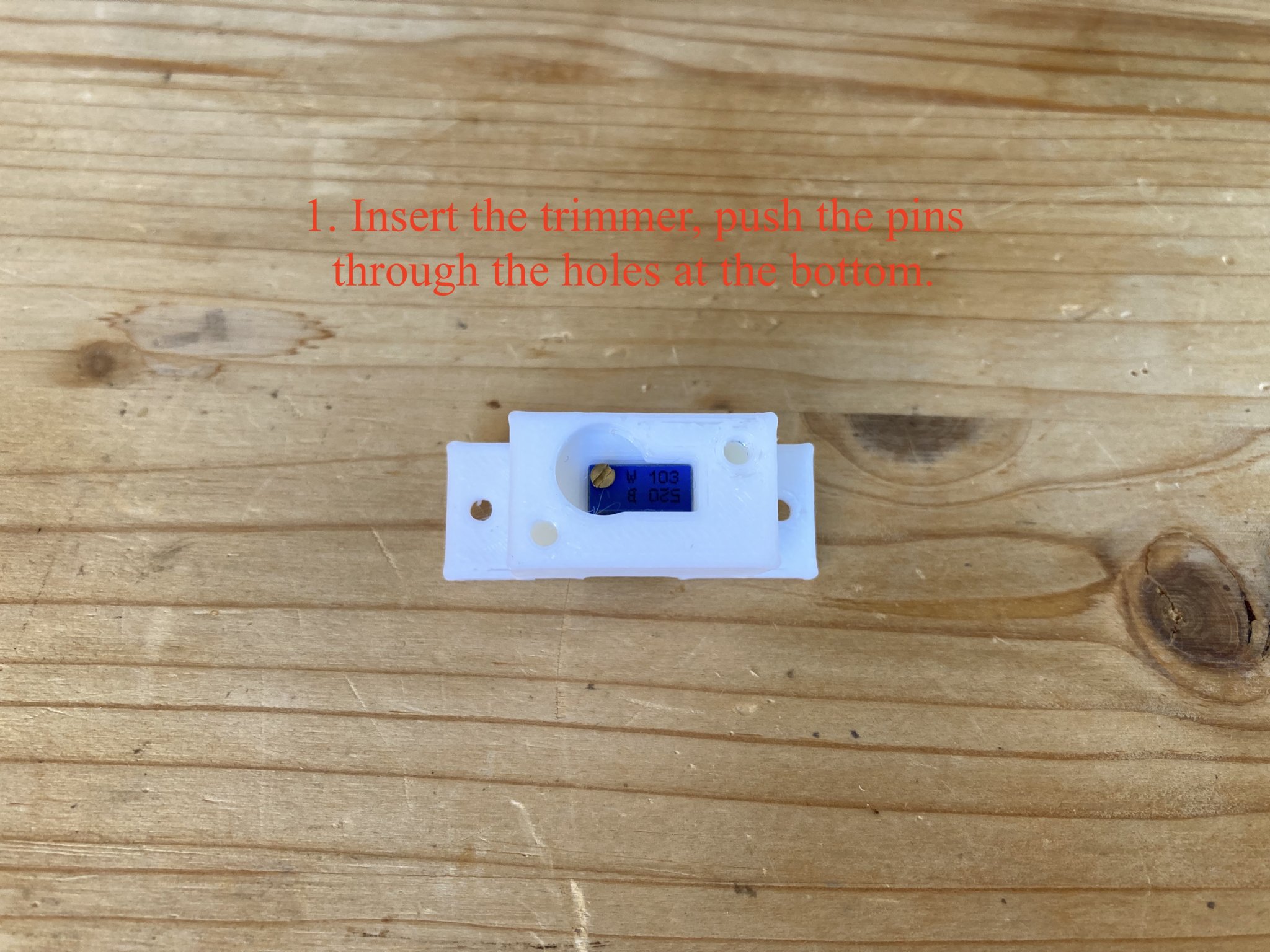 Bộ chuyển đổi trimmer sang potentiometer với núm xoay