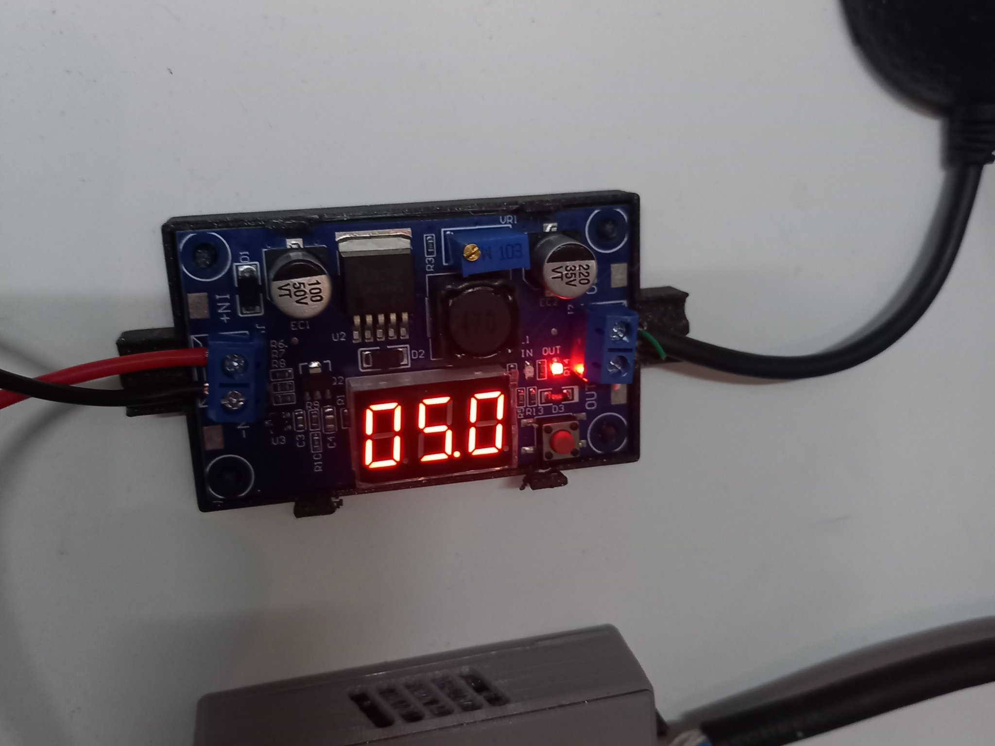 Bộ điều chỉnh điện áp giảm LM2596S DC-DC với đồng hồ volt...