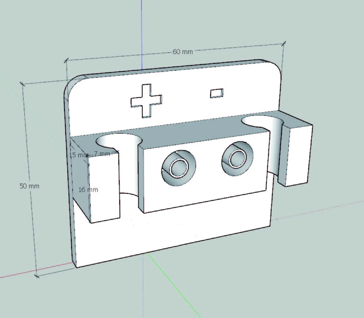 Giá đỡ cáp và đế cho đồng hồ đa năng PC Cooler Master QUBE 500