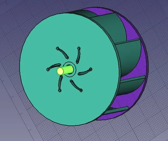 Bánh xe nước Wasserrad 30x32mm cho mô hình nước