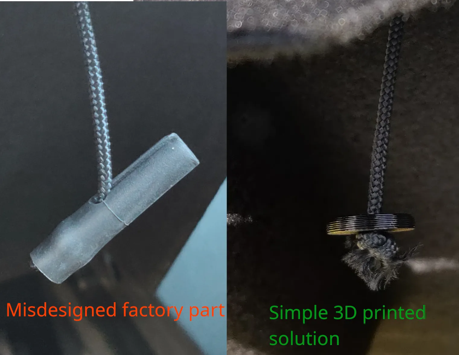 Nắp đậy khoang hành lý Dacia Duster 2018 với vòng đệm thay thế