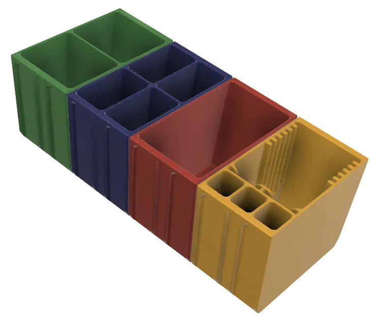 Hệ thống hộp chứa cho bảng điều khiển trung tâm VW ID.3