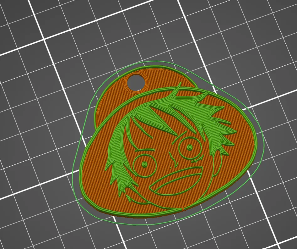 Móc khóa Luffy từ bộ truyện One Piece