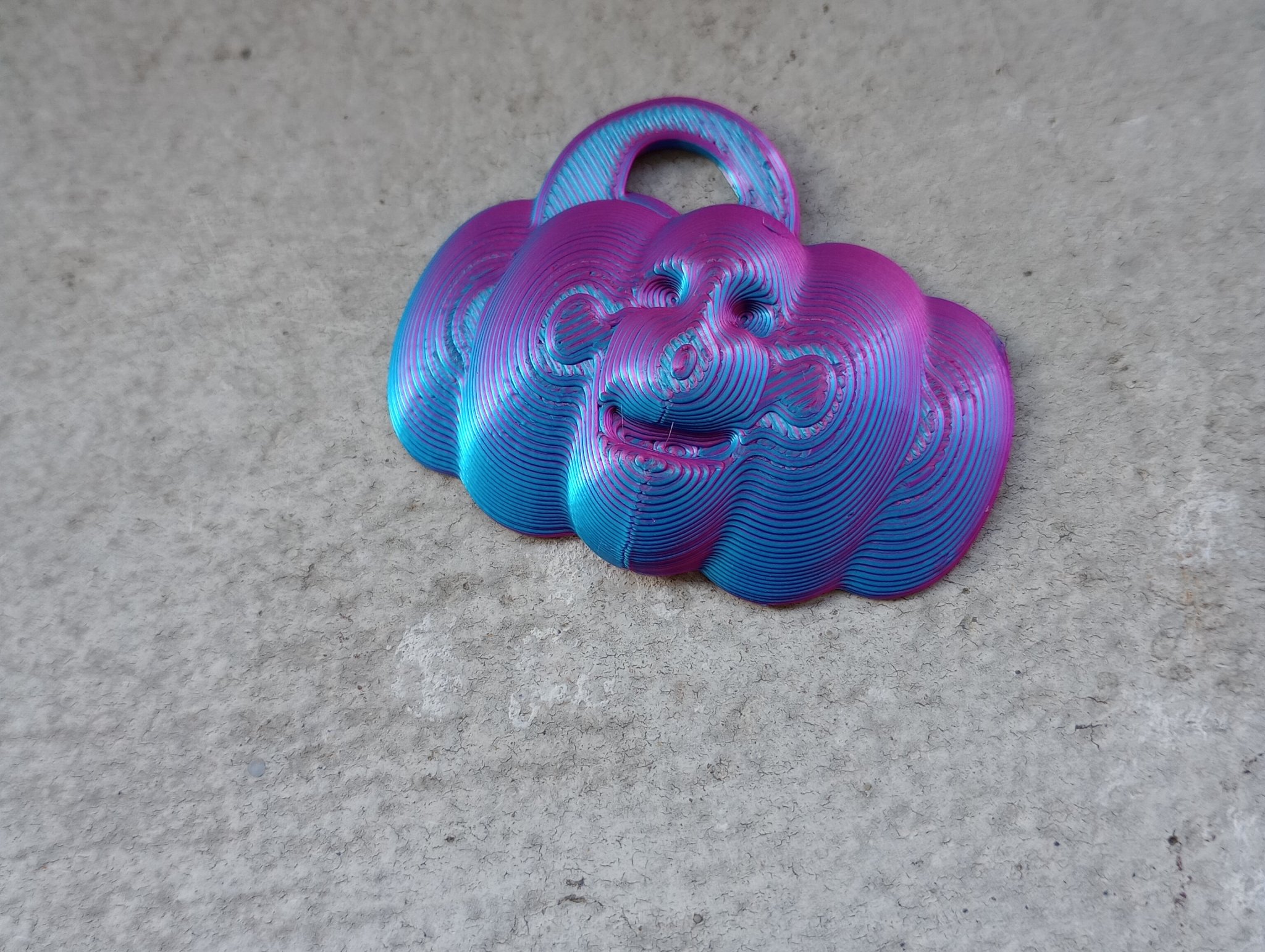 Móc khóa bí ngô dễ thương cho Halloween