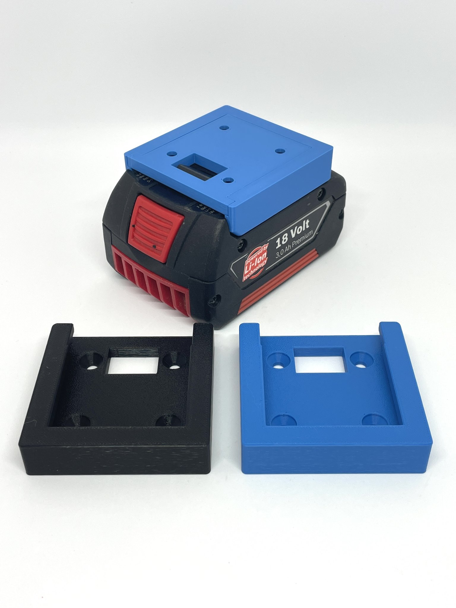 Giá đỡ pin Bosch 18V tiện lợi và gọn gàng