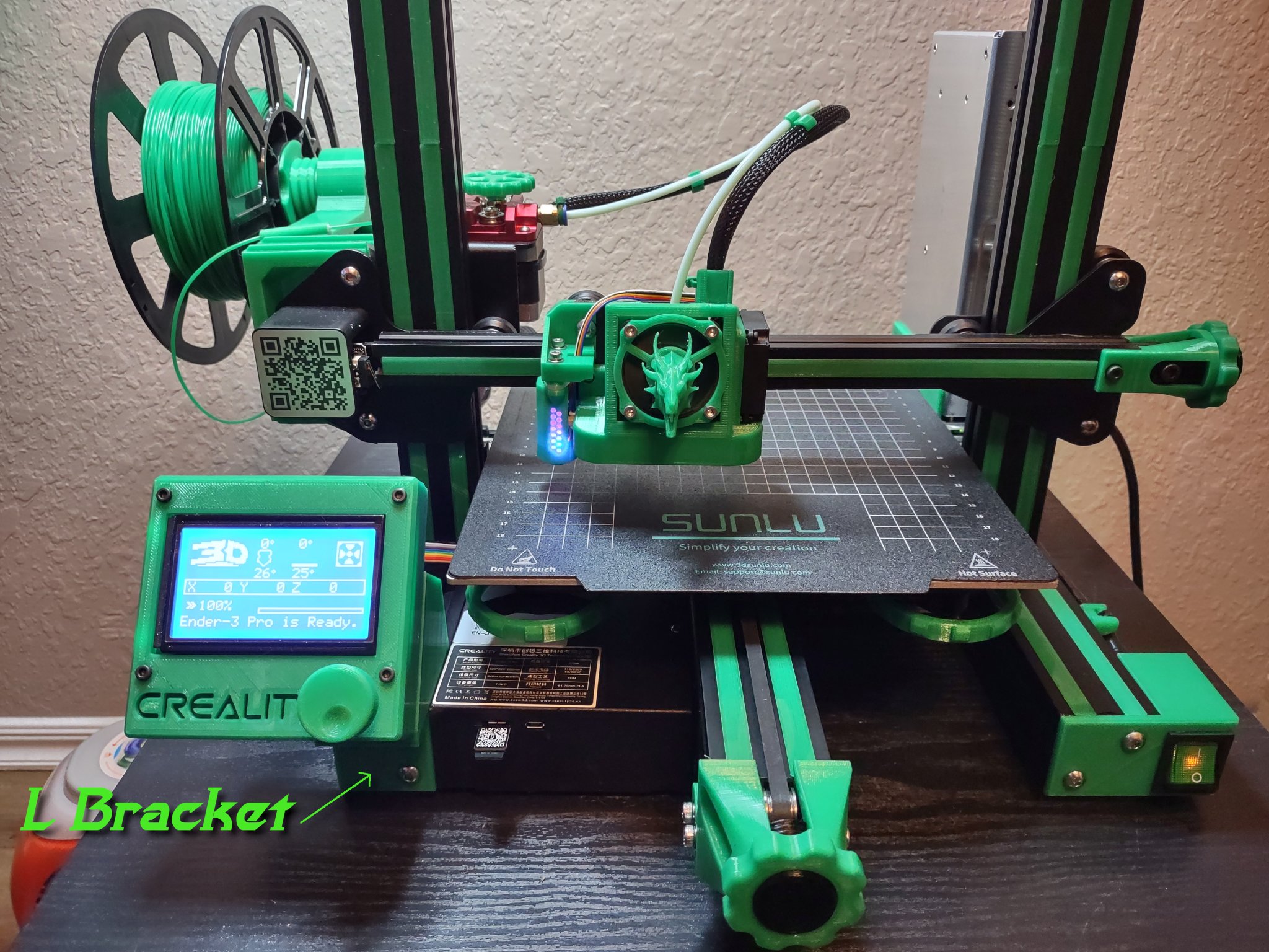 Mở rộng giá đỡ hiển thị bên trái cho Ender 3