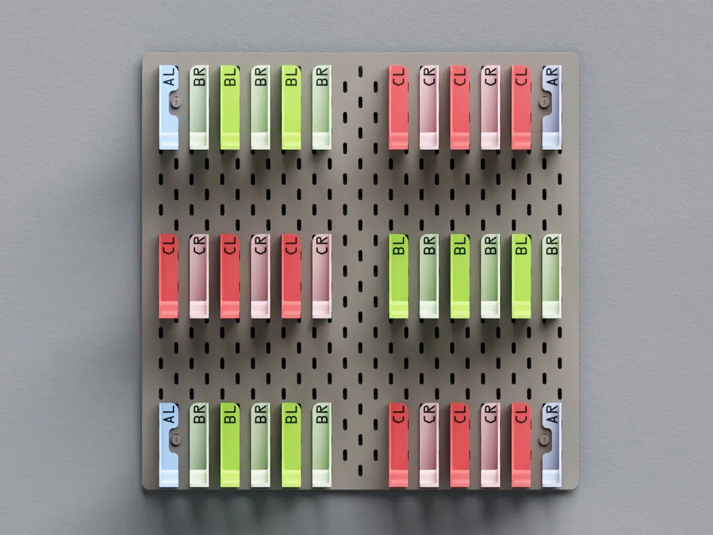 Giá đỡ cuộn filament gắn tường cho bảng SKADIS IKEA