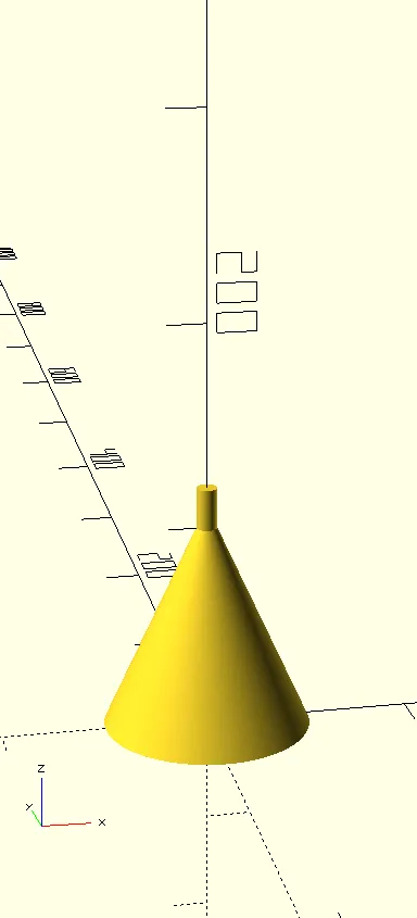 Bình chứa hình chóp nhanh cho máy in 3D