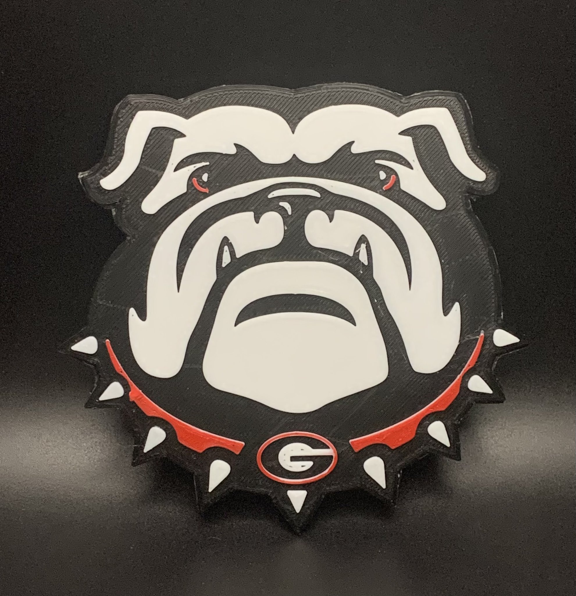 Biểu tượng UGA Bulldogs 3D độc đáo cho máy in 3D