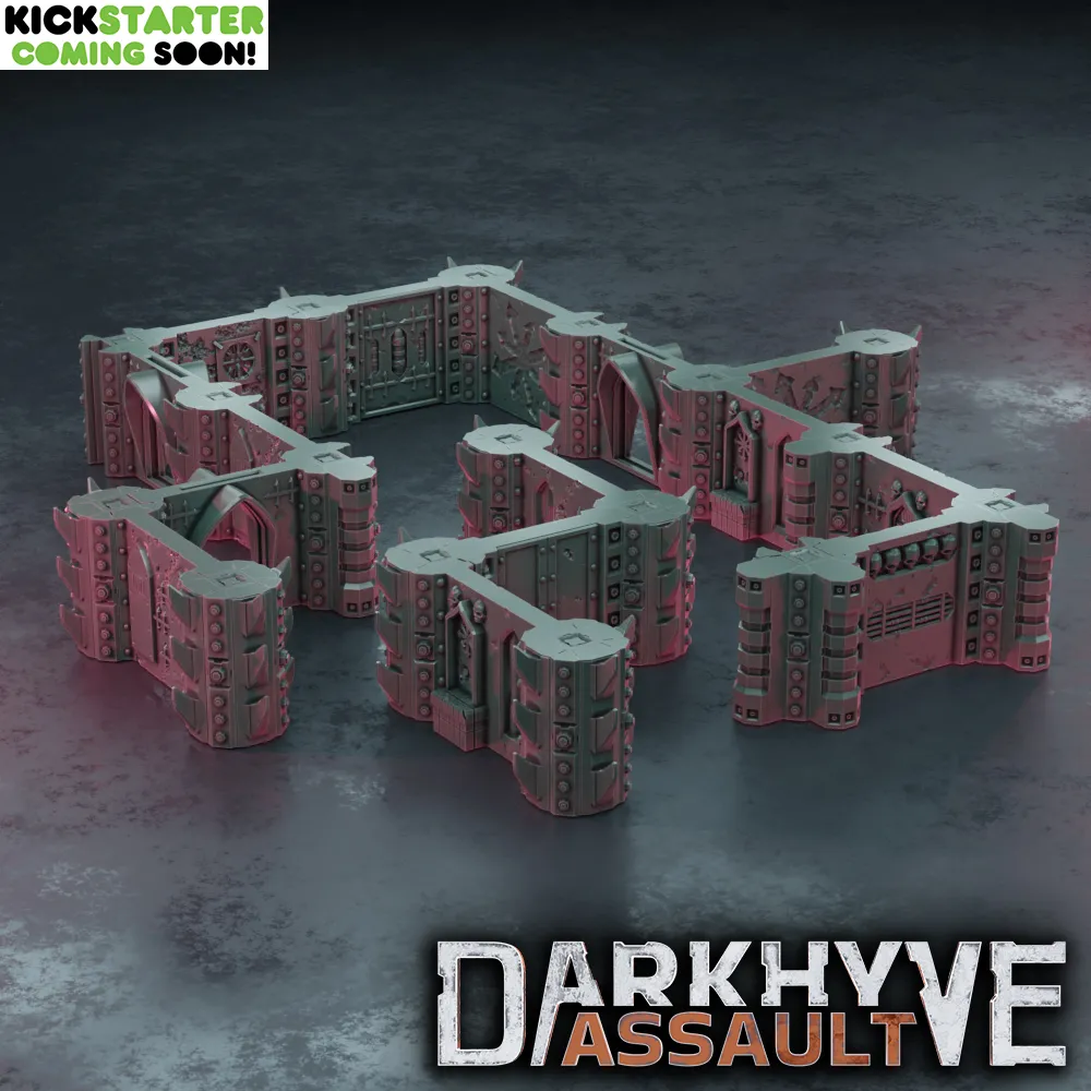 Tổng hợp mô hình địa hình DarkHyve Assault cho trò chơi bàn
